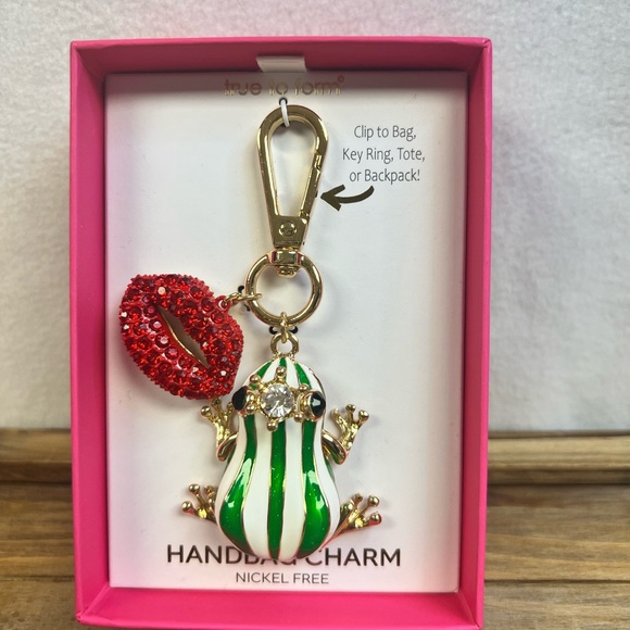 True to Form Accessories - True to Form Frog and Lips Bag Charm